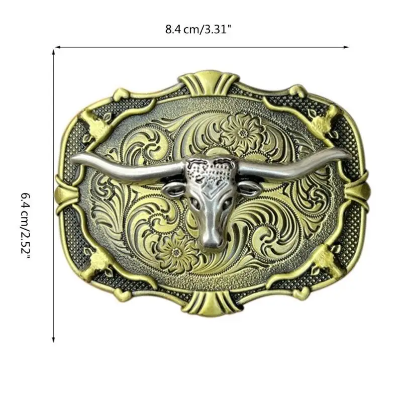 39bb cowboy buckle buckle vintage - Фотография_6
