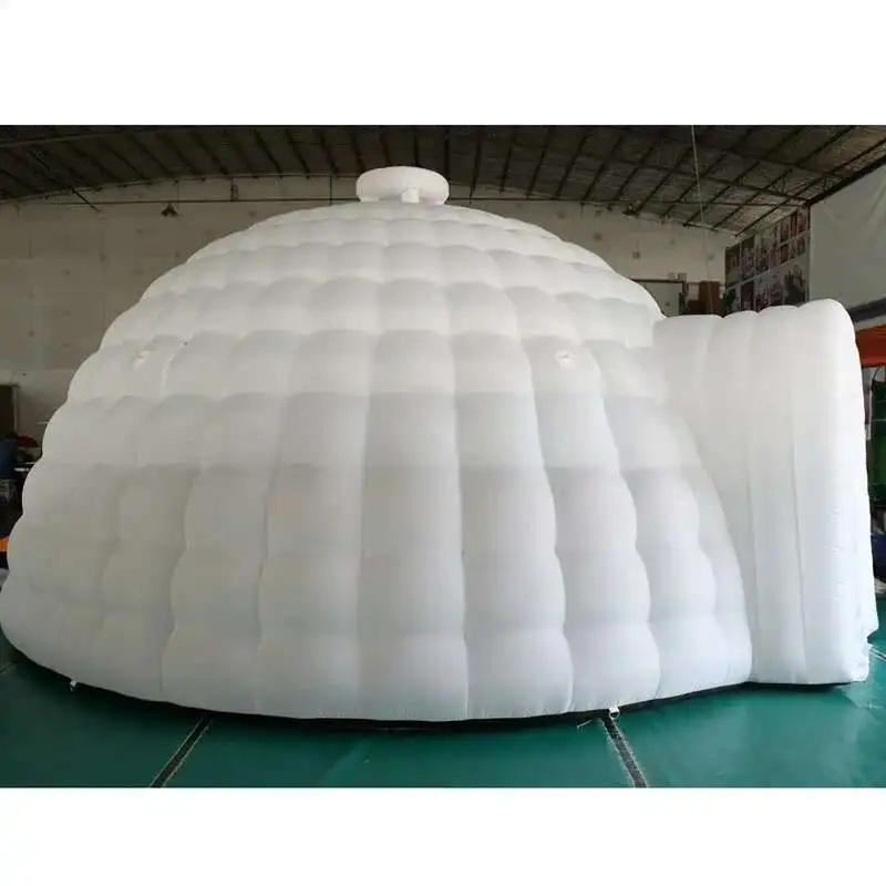 Маленькая палатка iatable white igloo dome 6x3 - Фотография_3
