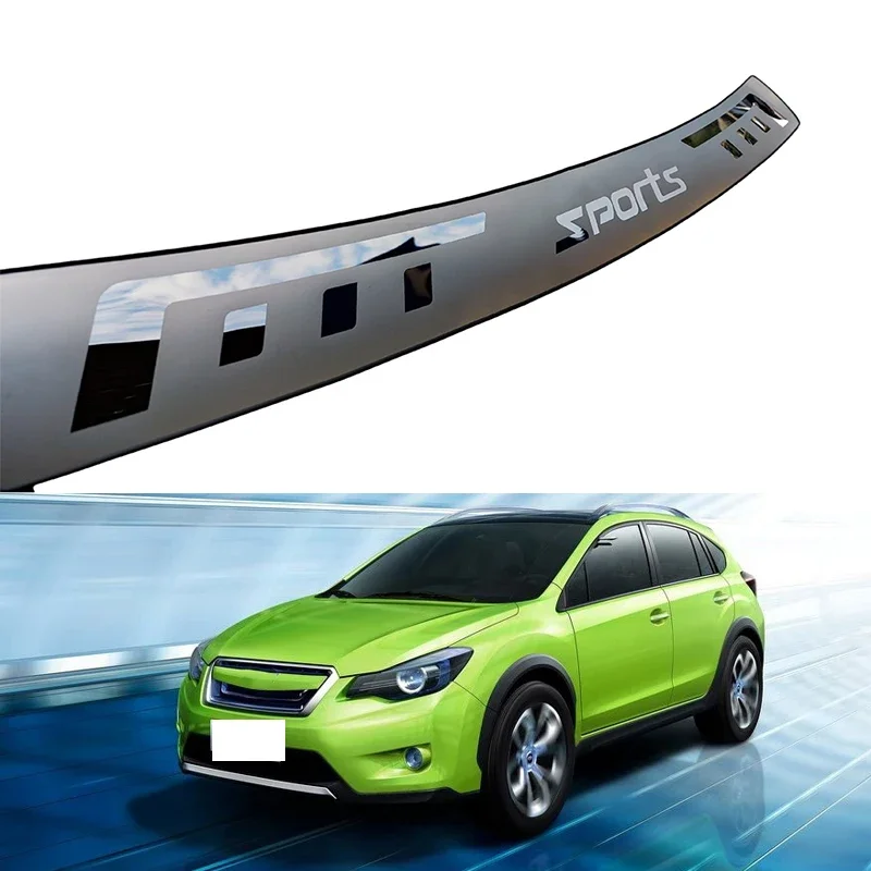 Защитная накладка на задний бампер для subaru xv