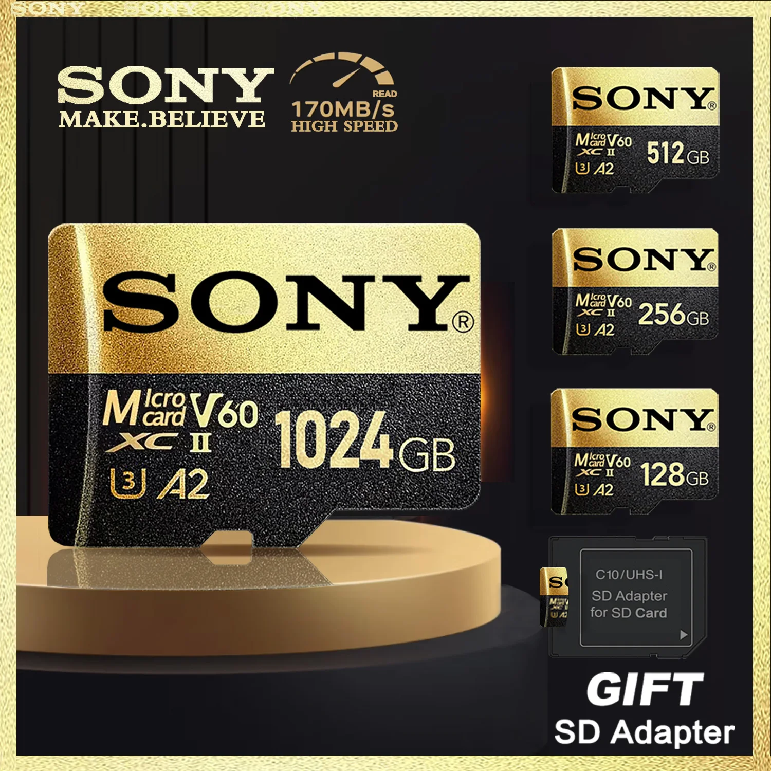 Sony micro tf sd card extreme sd