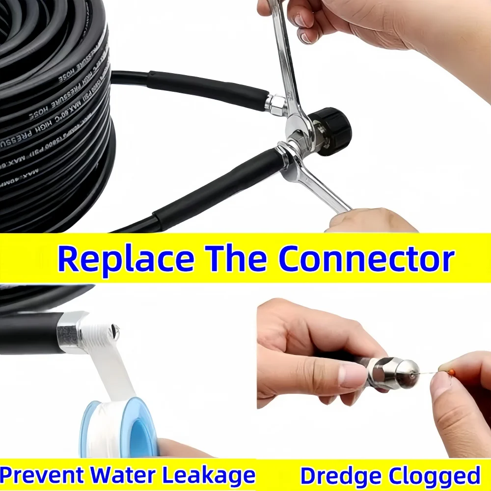 Шланг для очистки канализационного дренажа - Фотография_4