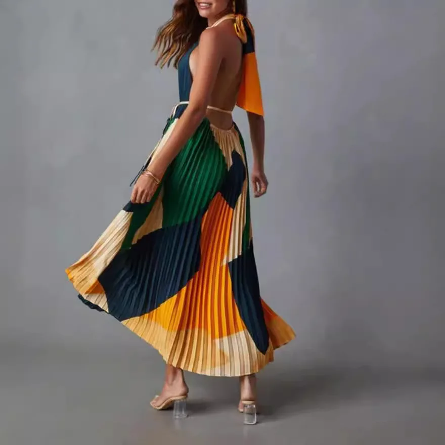 Женское длинное широкое платье - Фотография_3