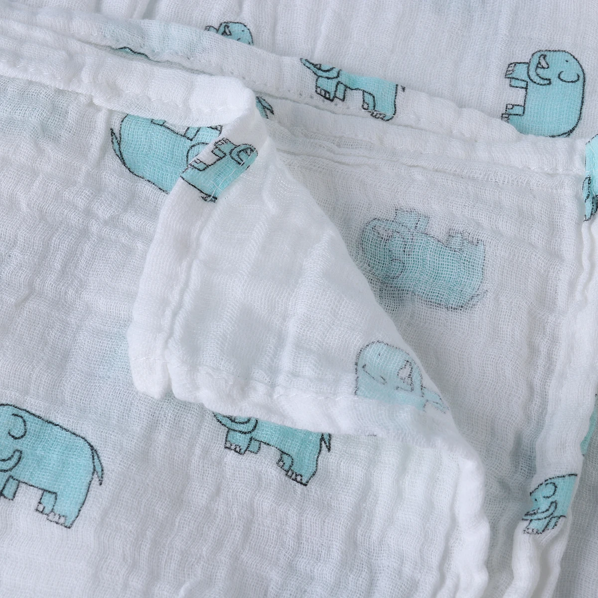 Мягкое муслиновое хлопковое детское пеленальное одеяло