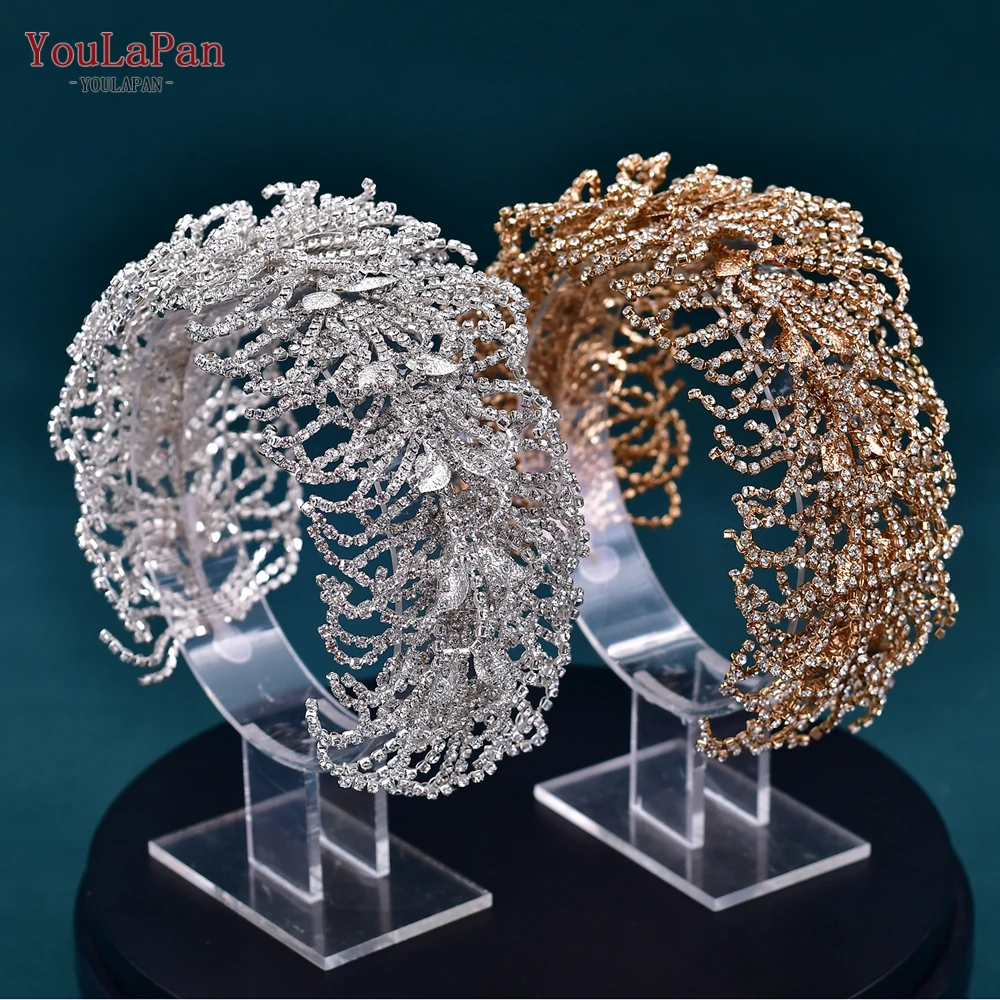 Youlapan блестящая повязка на голову со стразами - Фотография_2