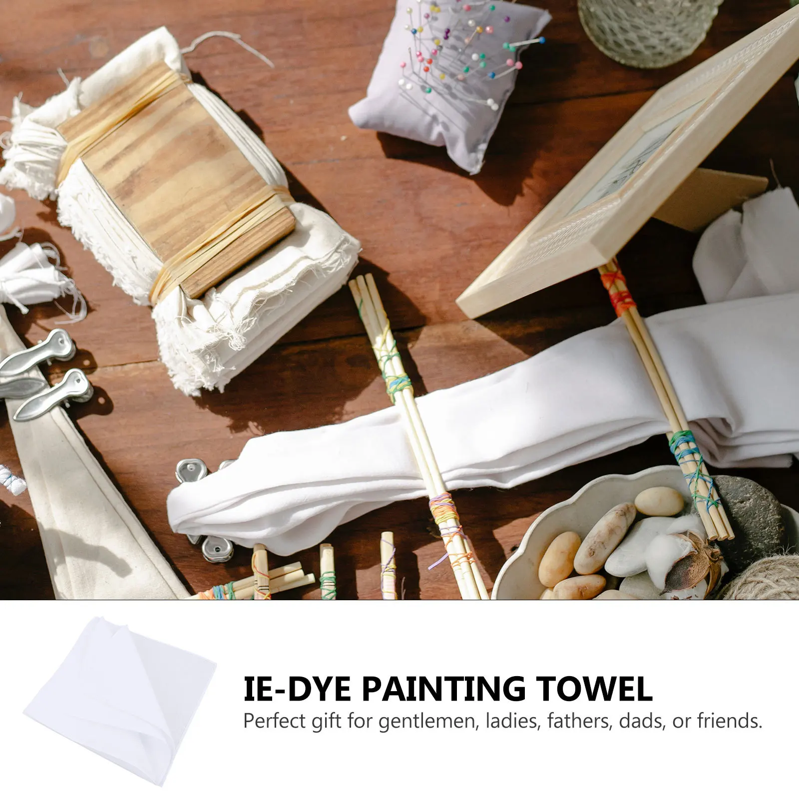 Хлопковое чистое квадратное полотенце для рукоделия «сделай сам»