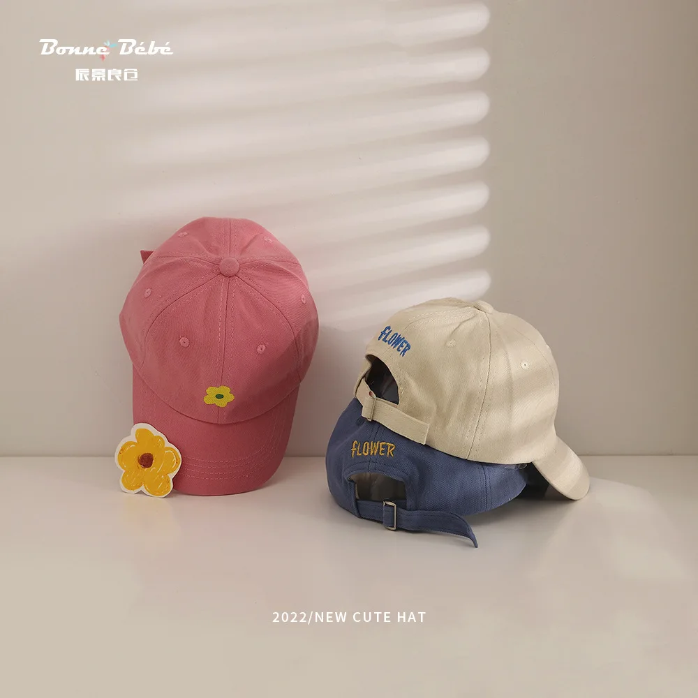 Детская бейсболка с милым цветком - Фотография_3