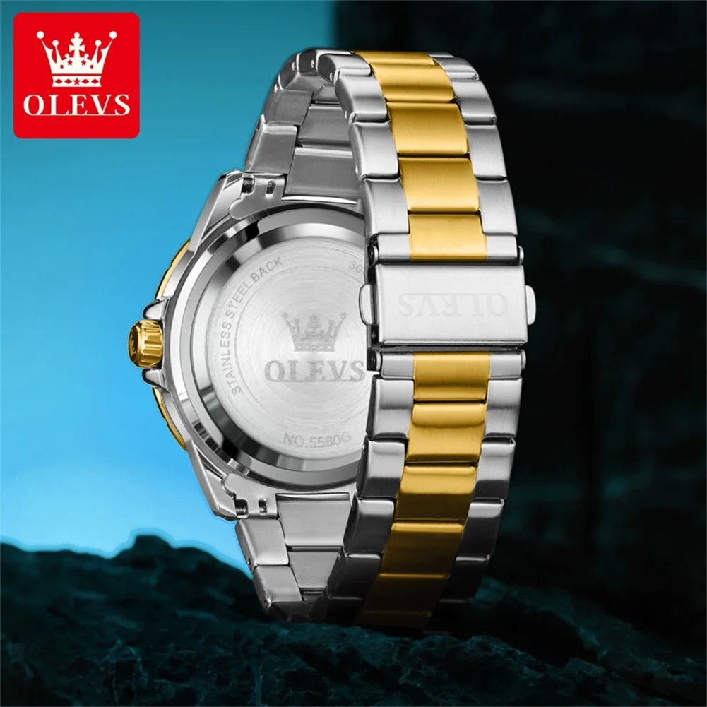 Olevs фирменные новые модные кварцевые - Фотография_2