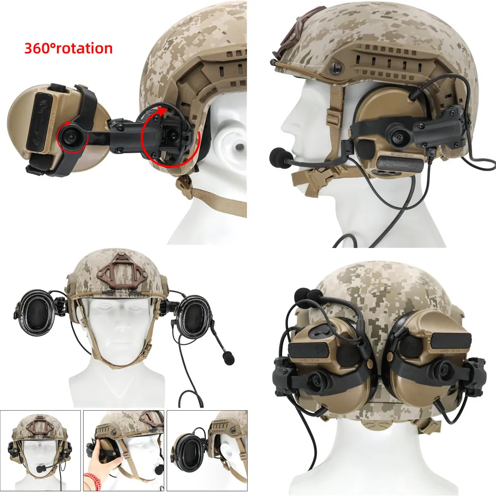 Набор тактических гарнитур ts tac-sky - Фотография_2