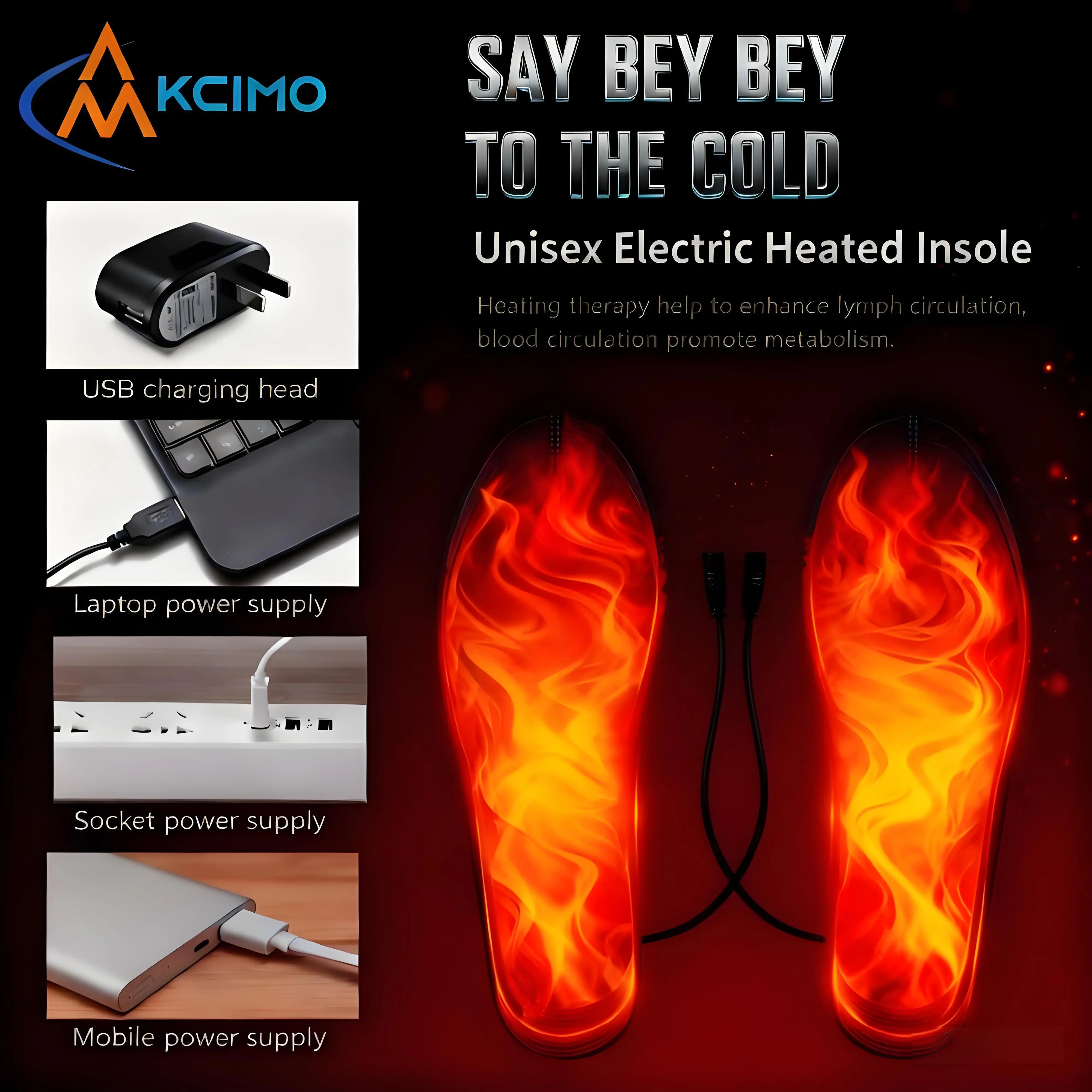 Перезаряжаемые стельки с подогревом