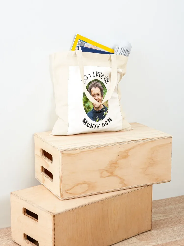 I love monty don tote bag сумка - Фотография_4
