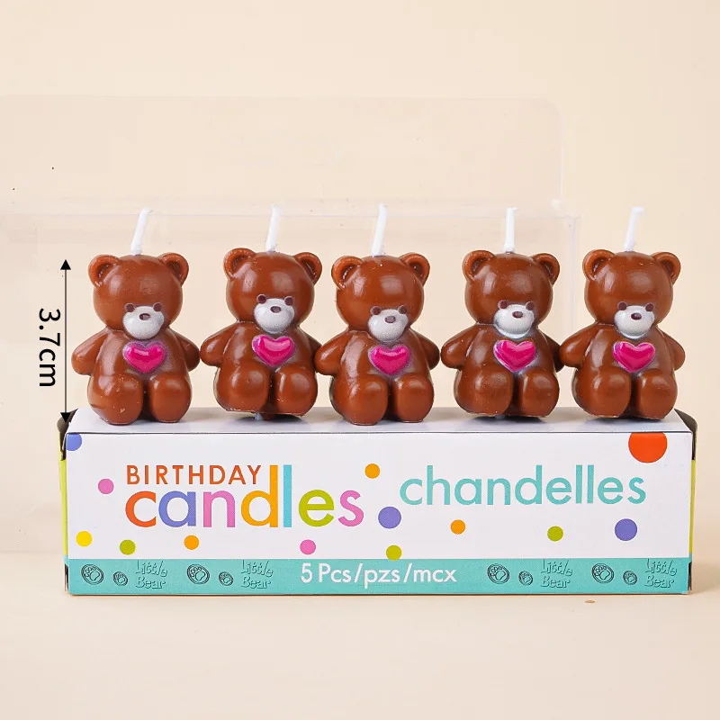 Bear birthday candles - Фотография_6