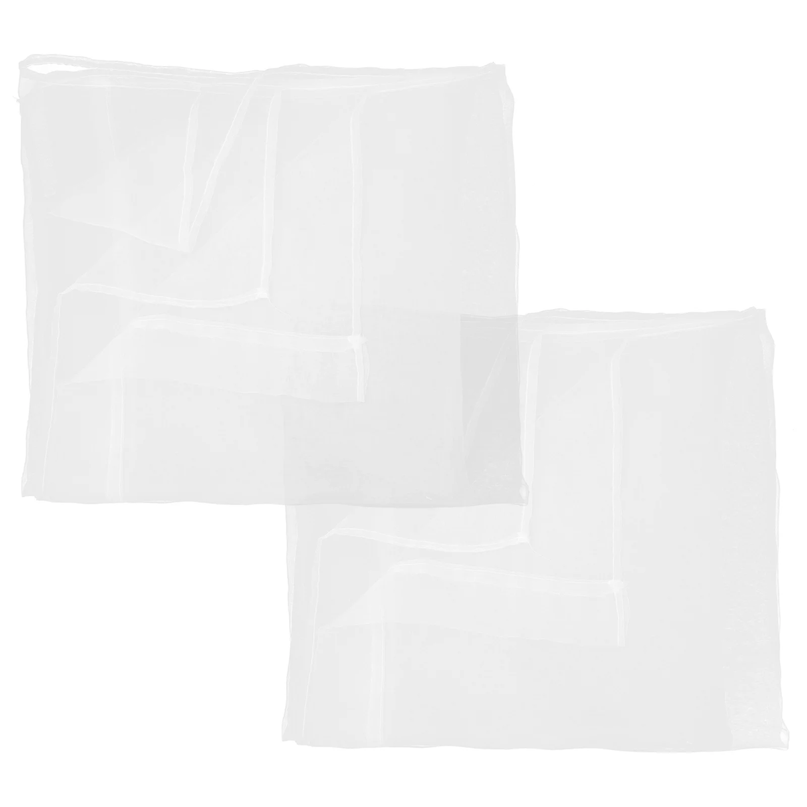 Белые прозрачные шторы на окно - Фотография_3