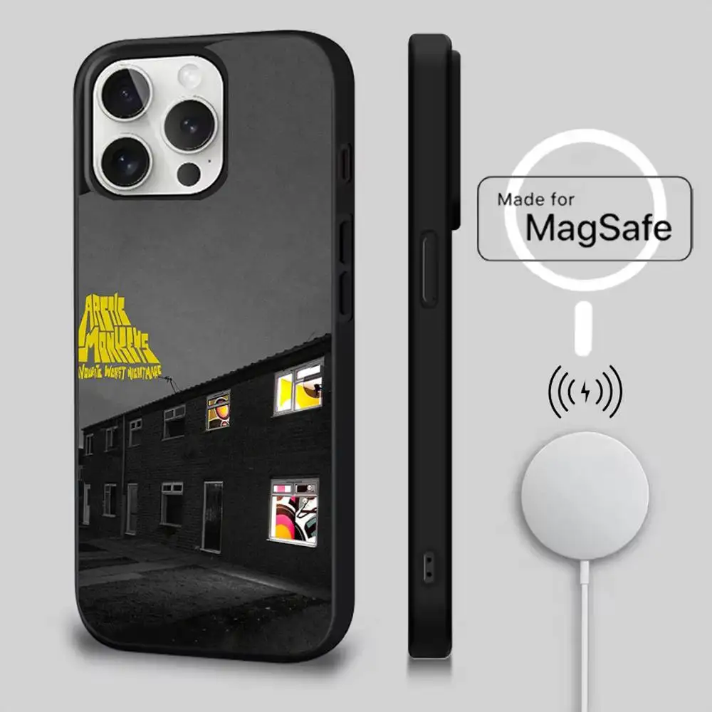 Чехол для телефона band a-arctic m-monkeys для iphone 16 - Фотография_3