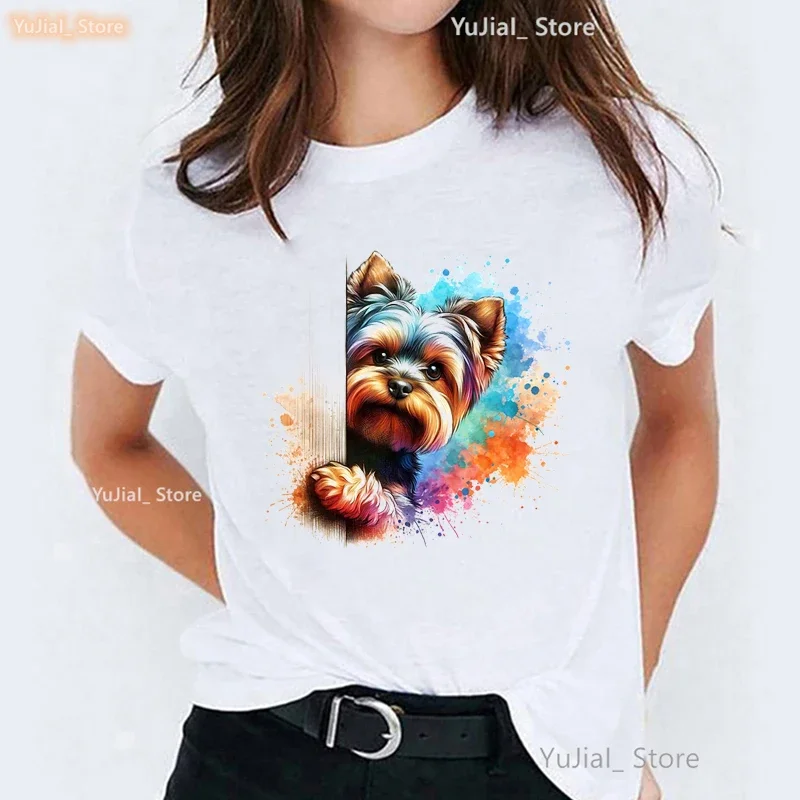 Футболка женская с принтом «мопса»