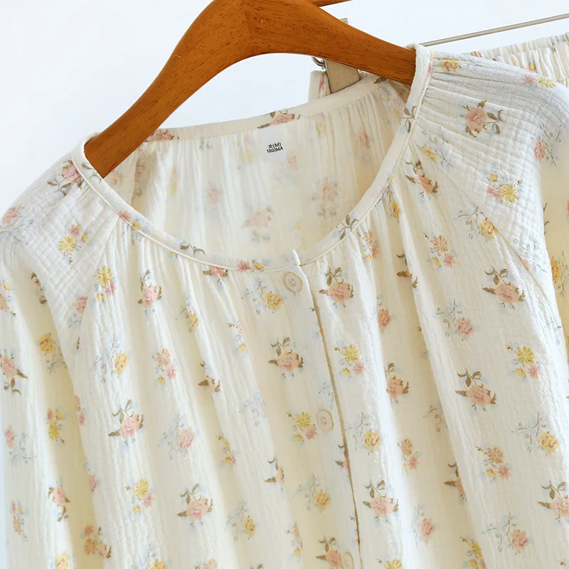 2023 года, женский пижамный комплект из 100% хлопка - Фотография_4