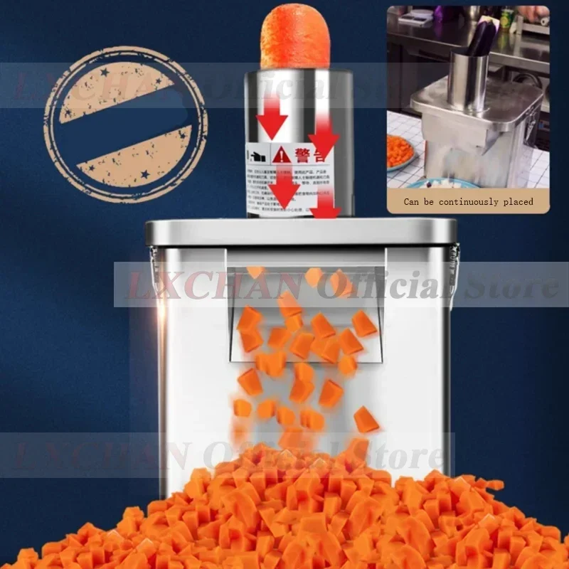 Lx evec коммерческая электрическая машина для резки овощных кубиков - Фотография_3