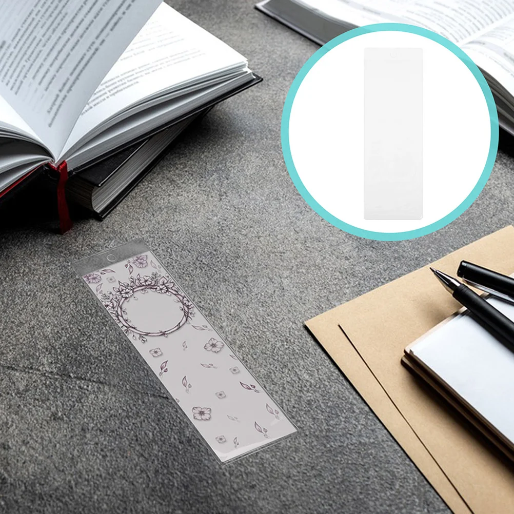 Прозрачные пластиковые чехлы для закладок из пвх