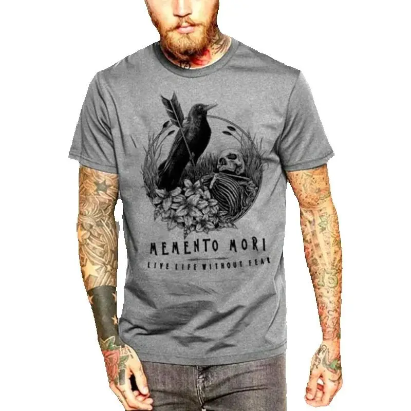 Футболка в стиле милитари memento mori - Фотография_2