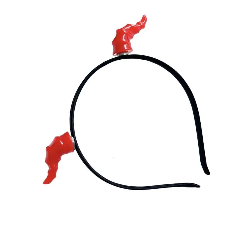 39bd cosplay devil horn hairband - Фотография_4