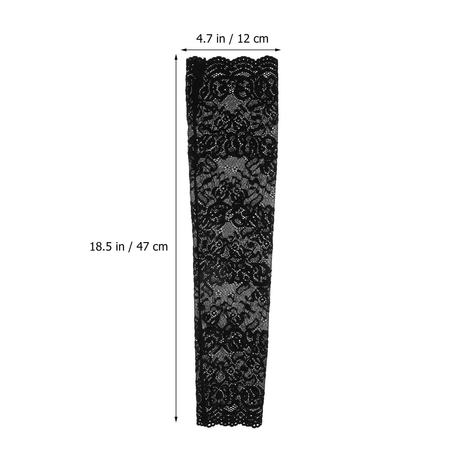 2 пары кружевных рукавов с цветочным дизайном - Фотография_5