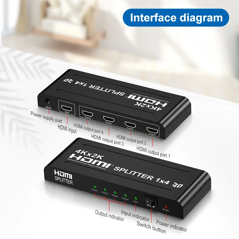 Разветвитель hdmi 1 в 4 выхода - Фотография_2