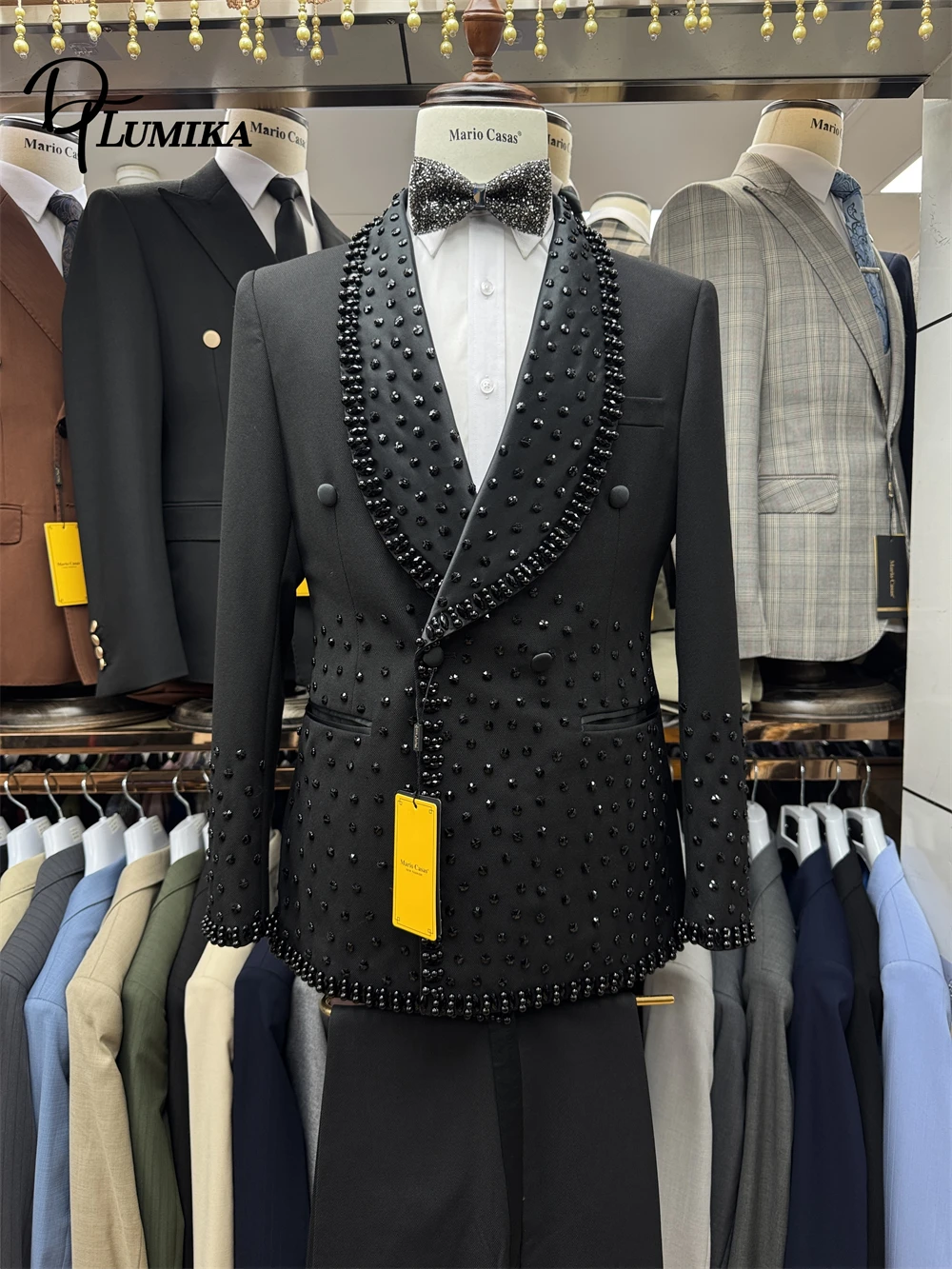 Dtlumika высококачественный мужской костюм из двух предметов - Фотография_2