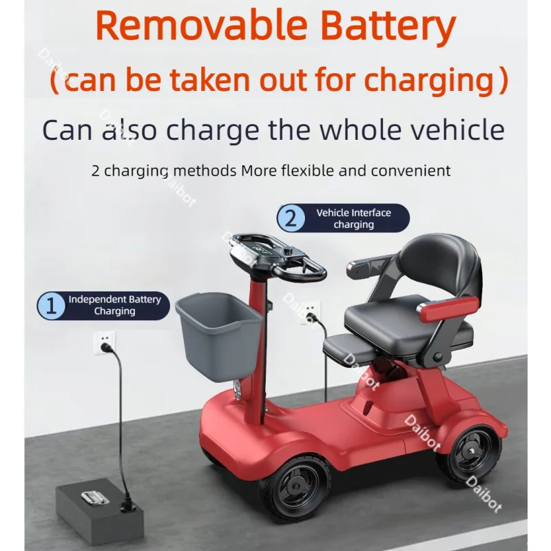 Предварительно собранный четырехколесный мобильный скутер - Фотография_2