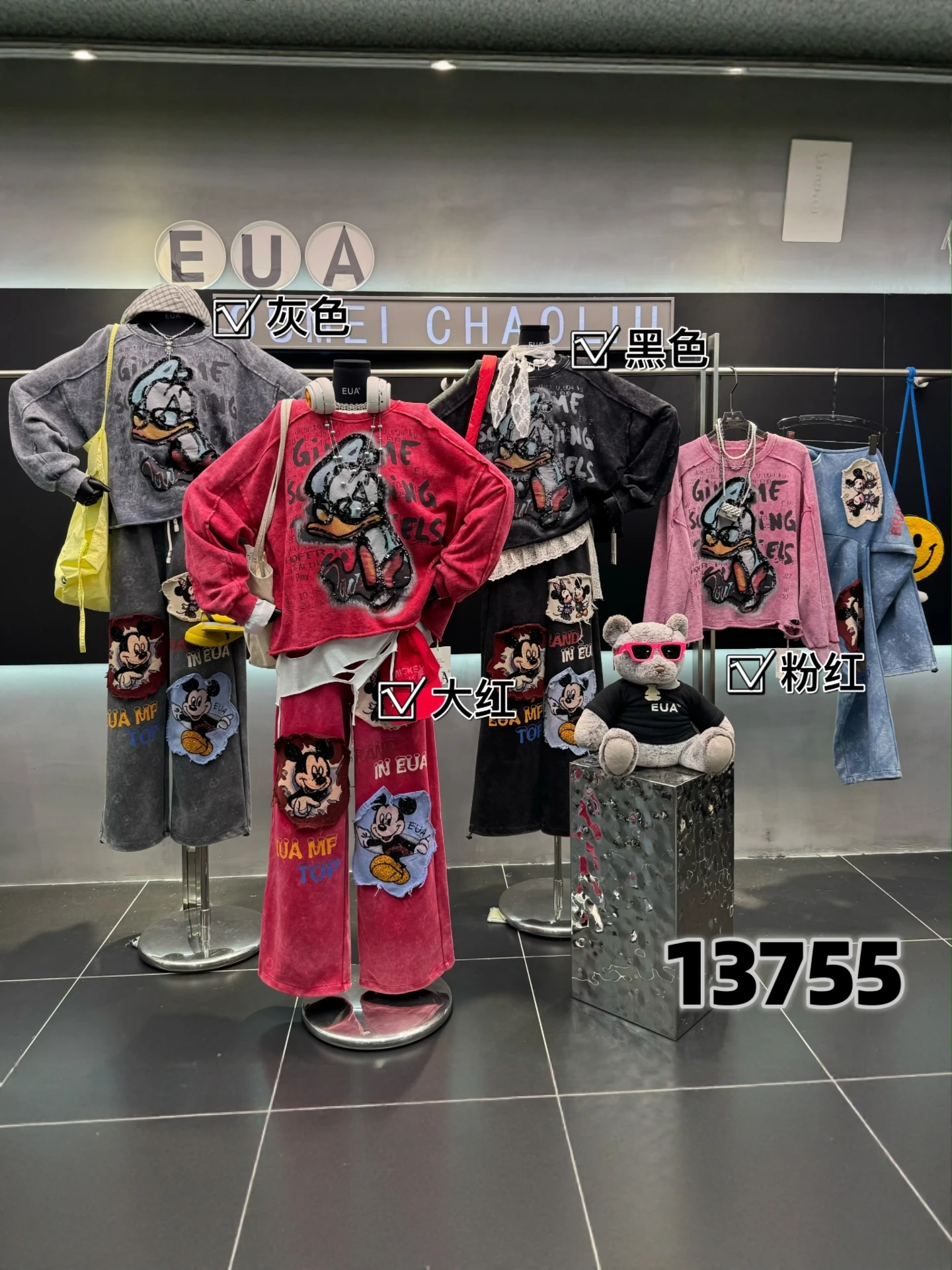 Европейский толстовка с тяжелыми пайетками для женщин - Фотография_6