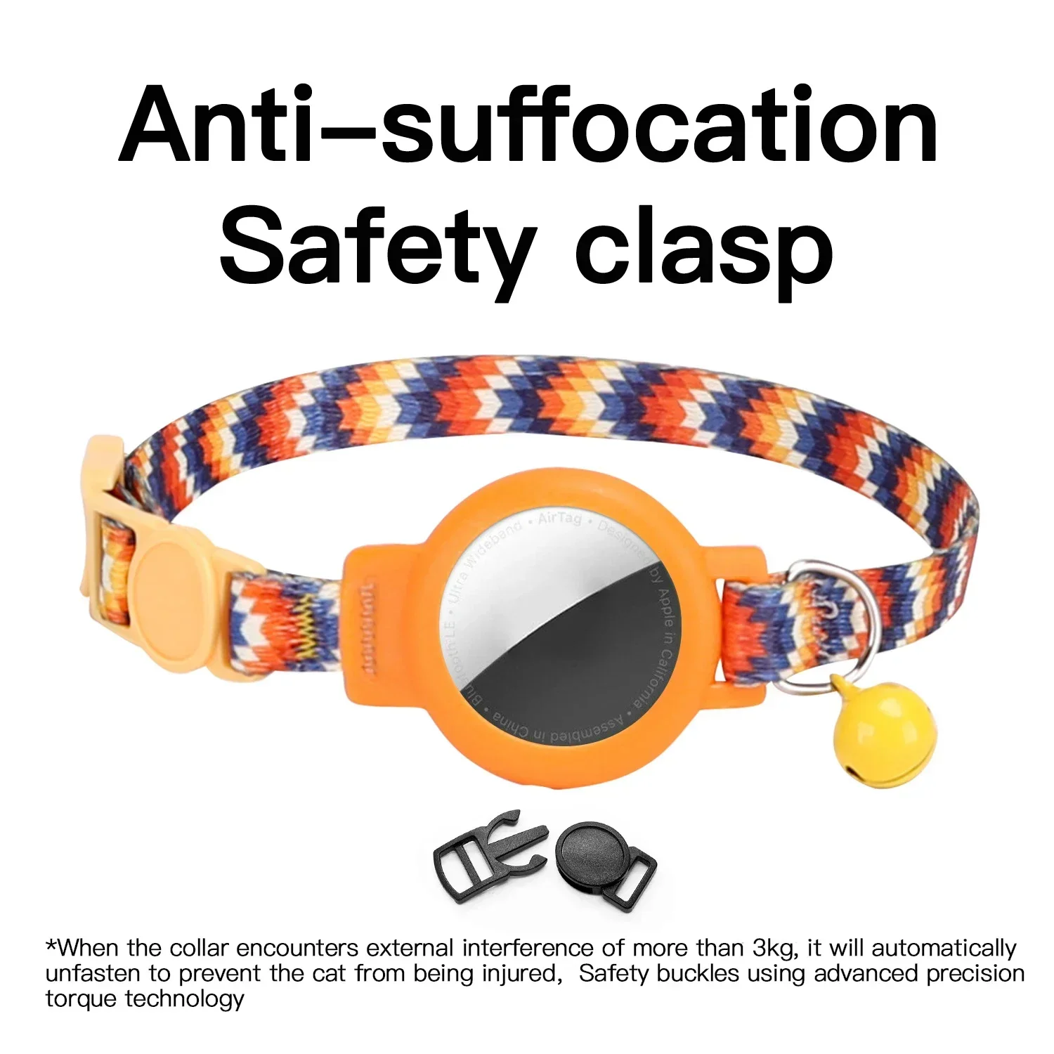 Розовый ошейник для кошек - Фотография_4