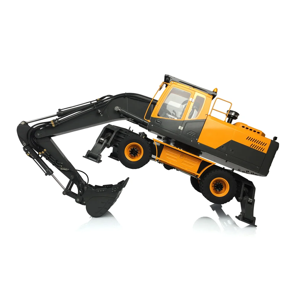 Lesu aoue et30h колесный rc экскаватор