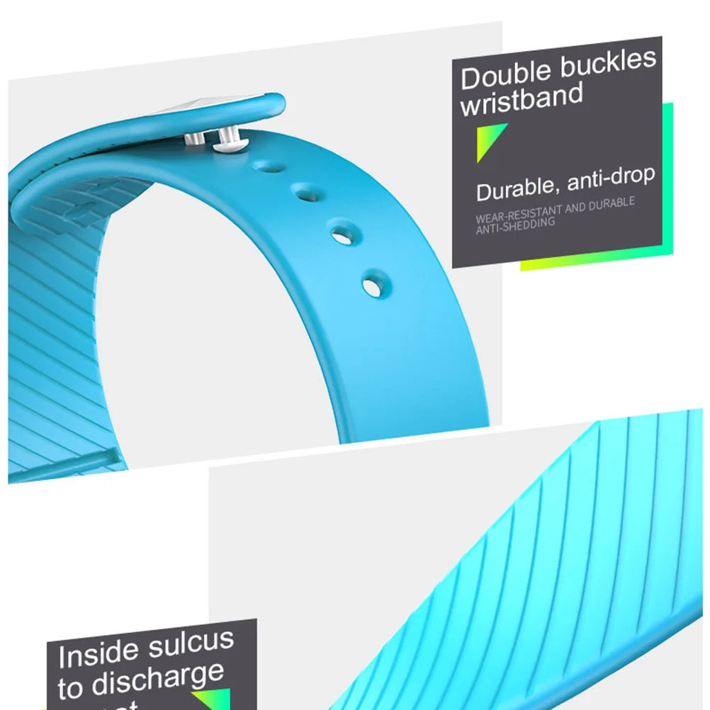 Черный силиконовый спортивный умный - Фотография_3