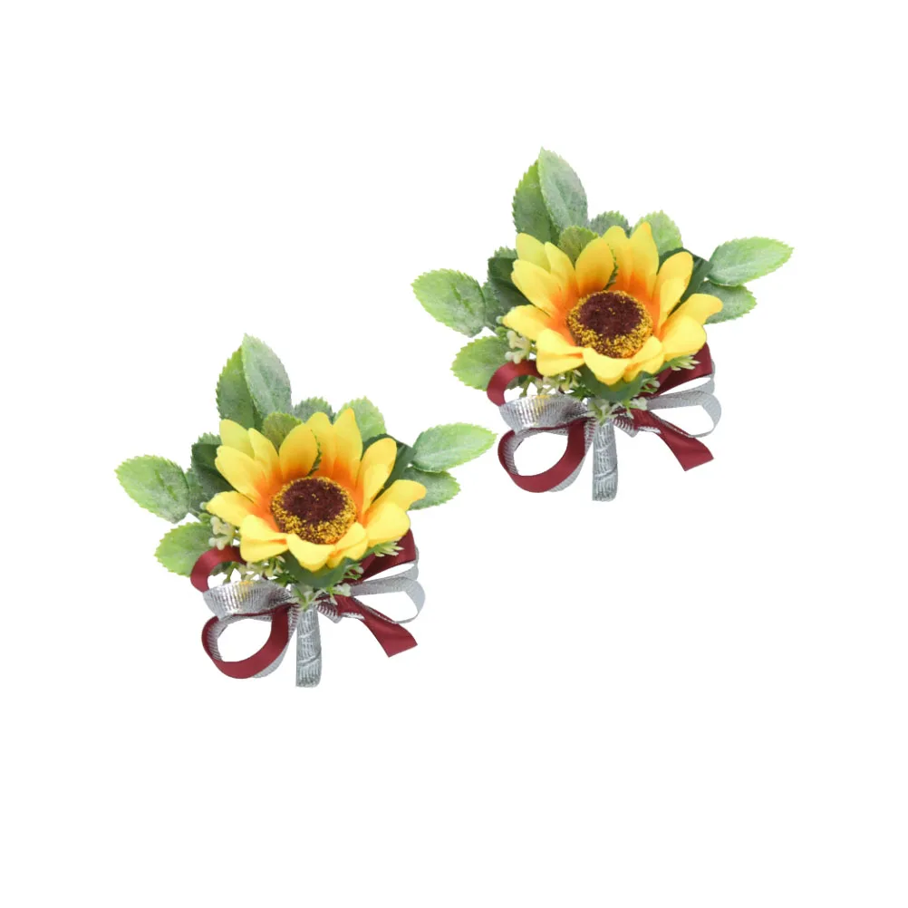 810 брошь с подсолнухом