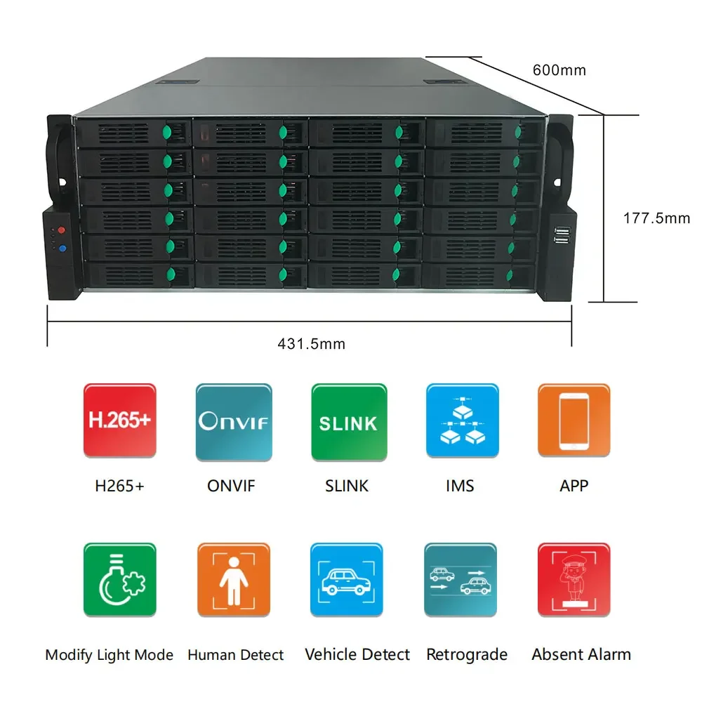 128-канальный 4u 24 слот для жесткого - Фотография_5