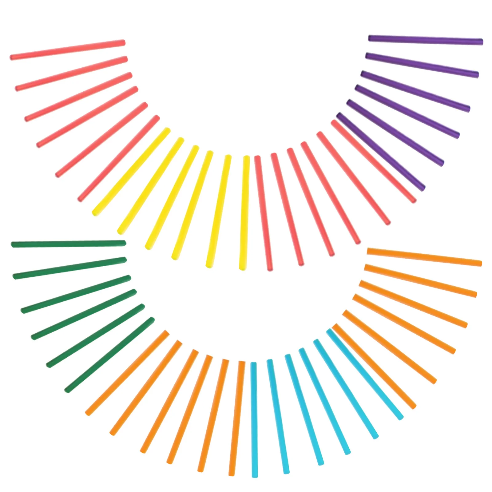 Красочные деревянные палочки разноцветные