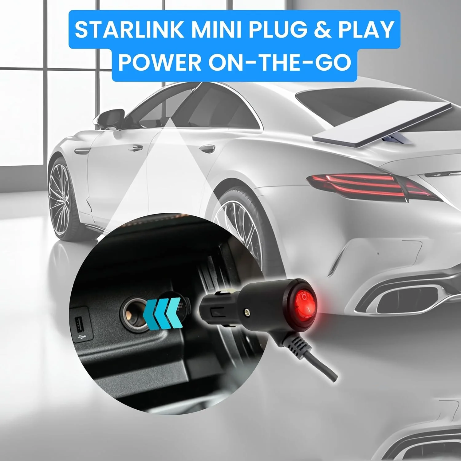 Кабель питания постоянного тока 12-24 в для starlink mini 16awg - Фотография_3