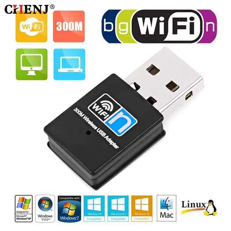 Mini 300m usb2.0 mt7601u wi-fi