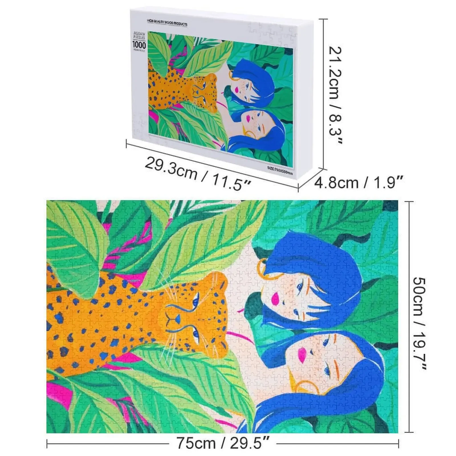 Пазл «друзья джунглей» деревянный - Фотография_6