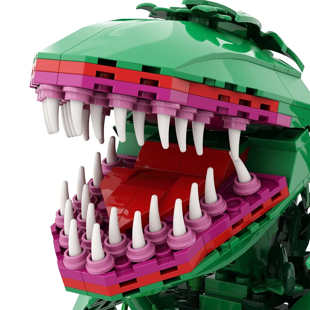 Gobricks moc горшечные растения cannibal flowers - Фотография_5