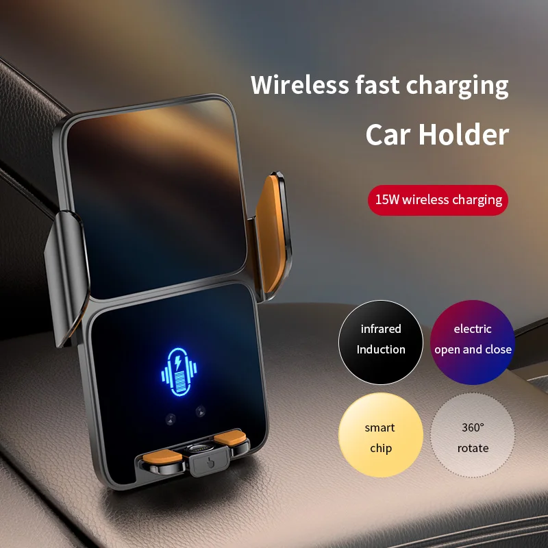 Беспроводной автомобильный держатель для телефона макс