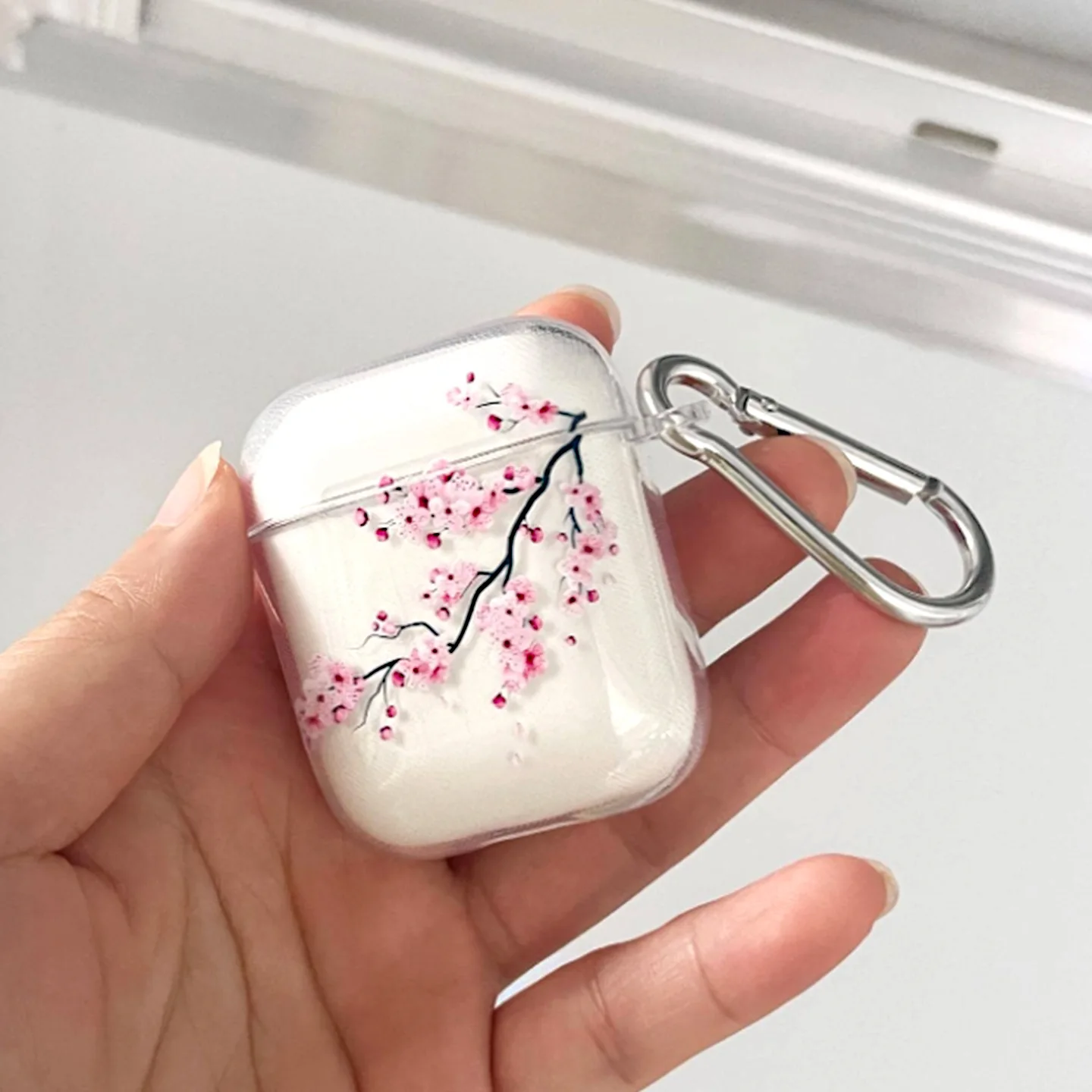Прозрачные чехлы из тпу sakura на заказ для airpods pro 2nd 4