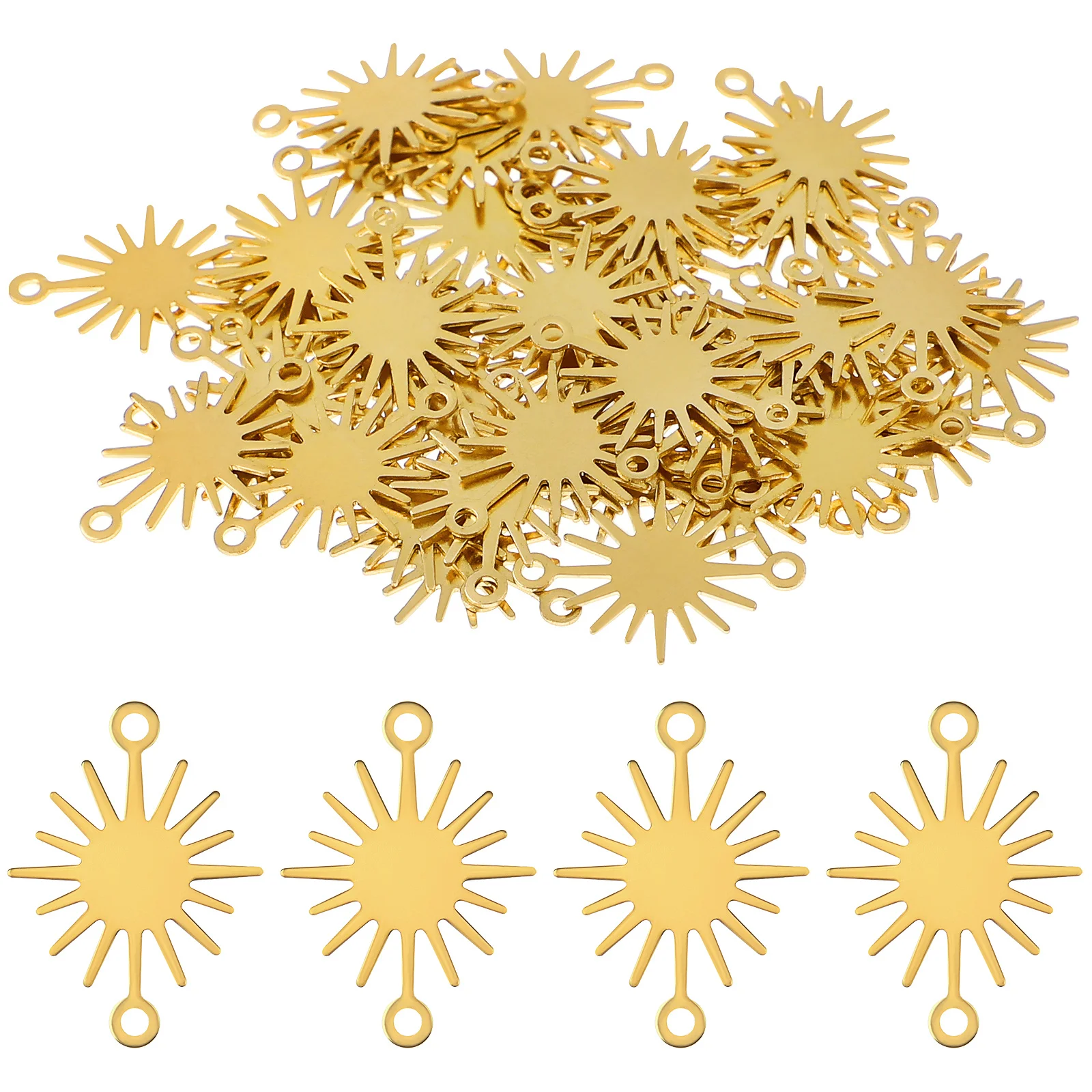 Соединители для подвесок в форме солнца - Фотография_3