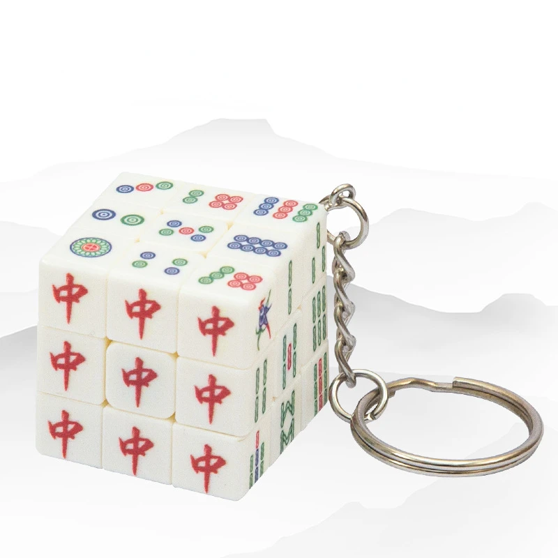 Zcube брелок-маджонг 3 см мини - Фотография_5