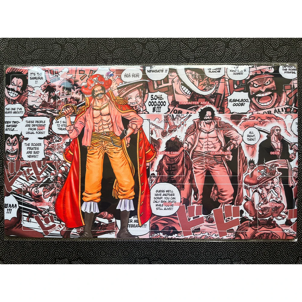 Opcg one piece playmat luffy law - Фотография_4