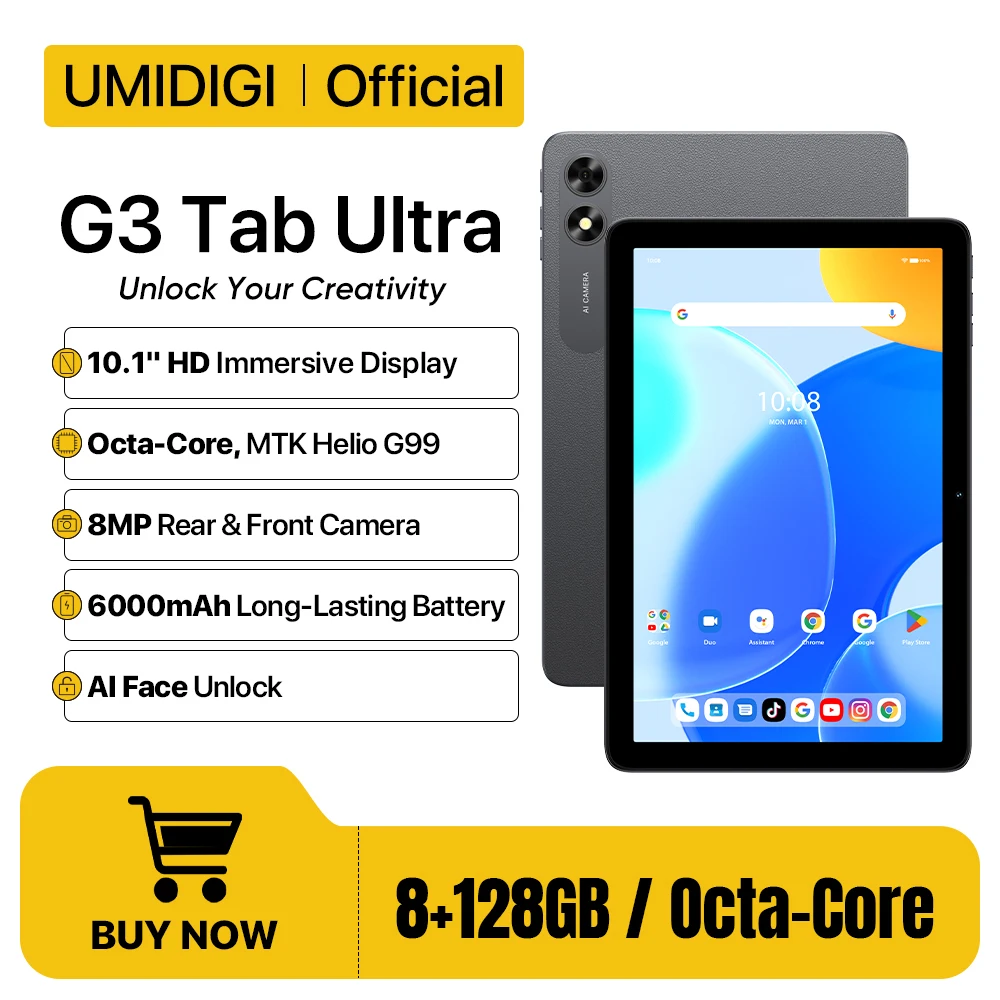 Игровые планшеты umidigi g3 tab ultra