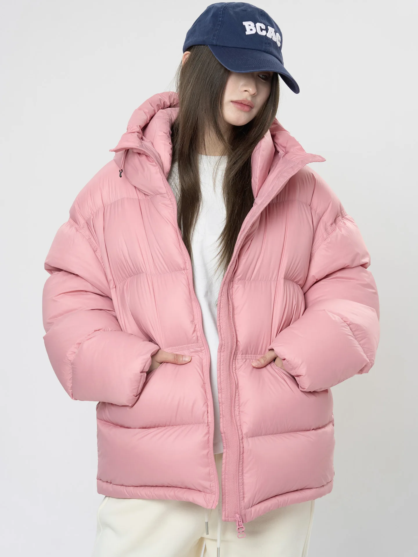 Зимний женский повседневный однотонный - Фотография_5