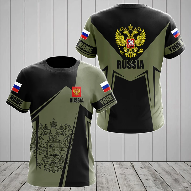 Россия мужские футболки повседневные