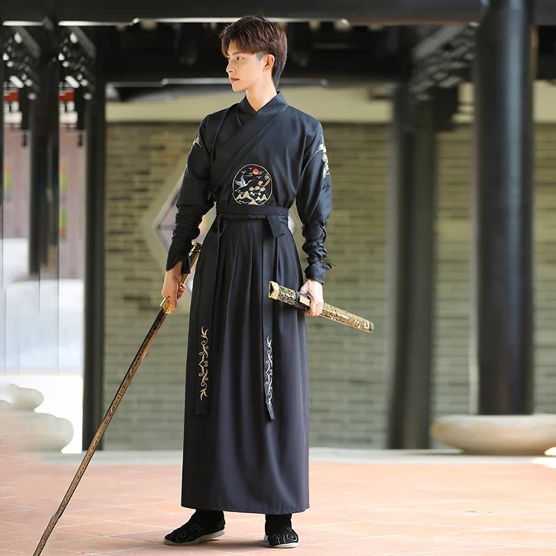 Новое японское винтажное кимоно самурая