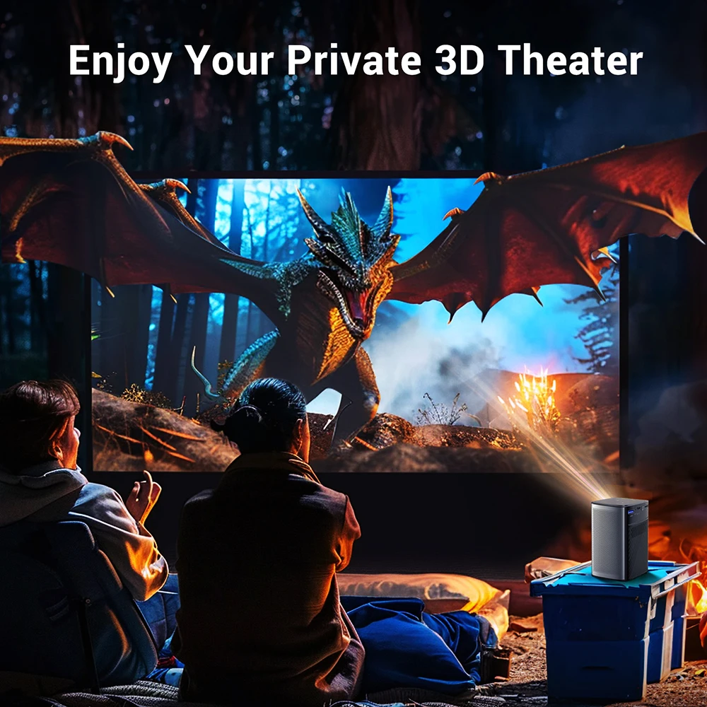 Byintek p70 проектор 4k 1080p dlp - Фотография_4
