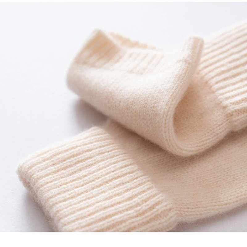 Зимние женские рукавицы из 100% мериносовой шерсти - Фотография_3