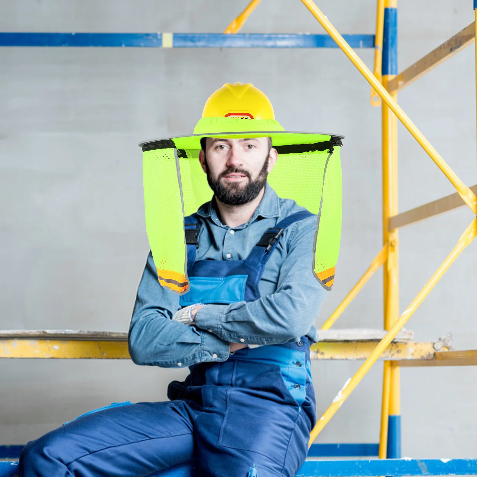 Каска солнцезащитный козырек с полными полями - Фотография_4